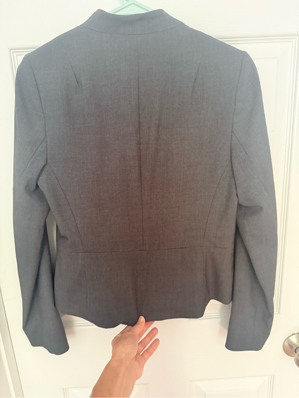 Worthington Black Open-Front Cropped Blazer - Picture 3 of 4